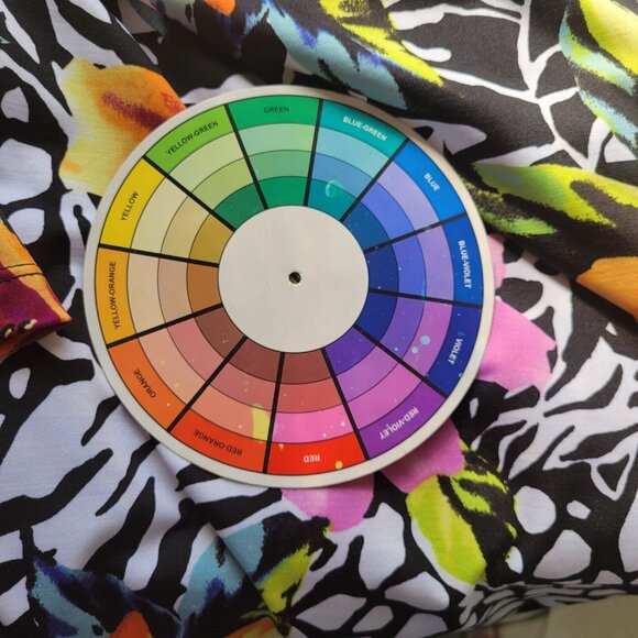 Roamans Women Top 3X Short Sleeve Yellow Floral Poly Blend Career FLO32E - Picture 6 of 8